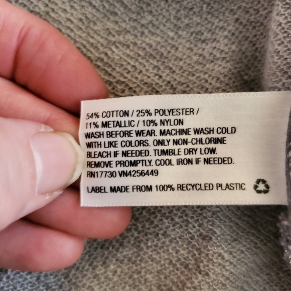 BK02 * Circo Girls Sparkle Full Zip Jacket Gray Size 4T - Picture 5 of 6